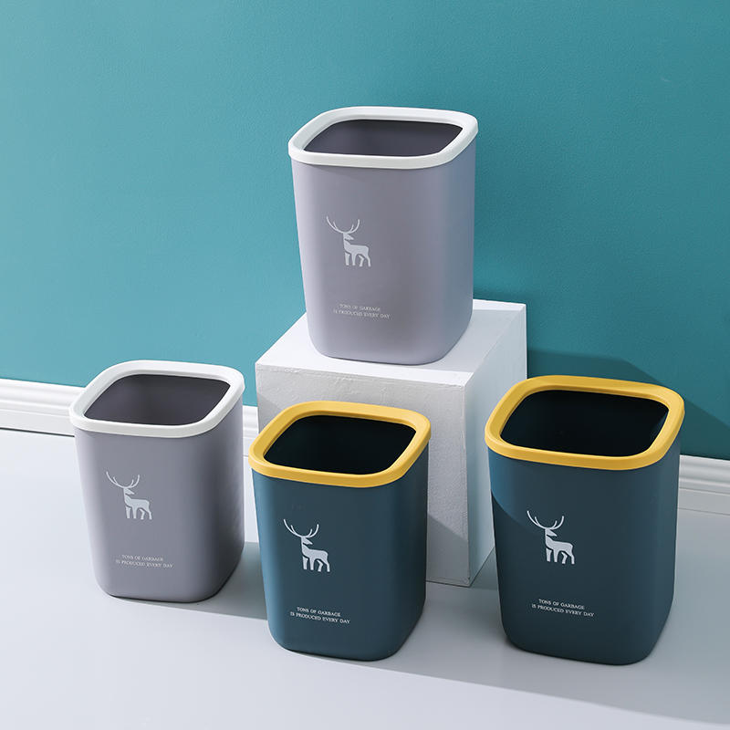 Nordic wind pressure ring trash can